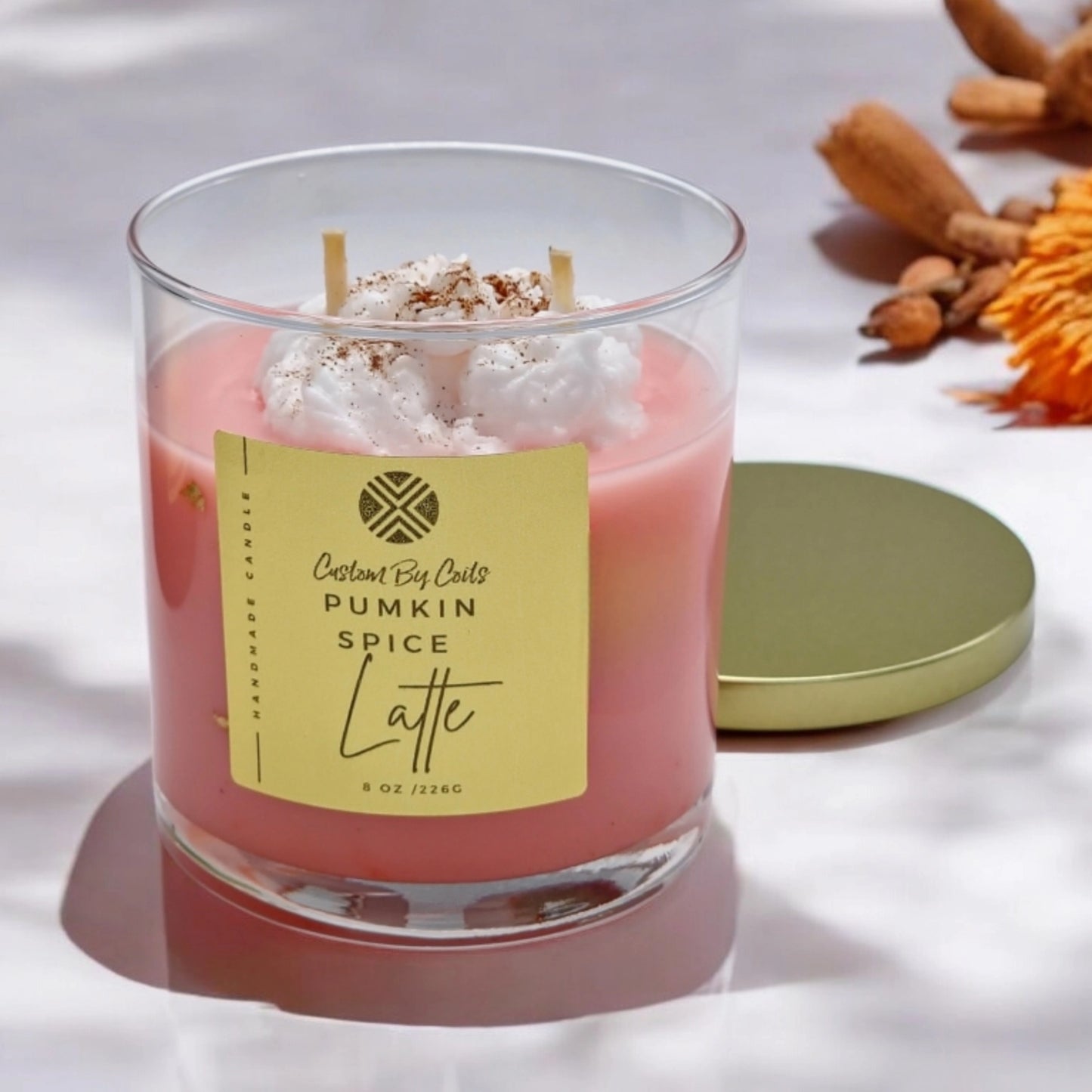Pumpkin Spice Latte Candle – Fall-Inspired Gift Box Candle | Custom By Coits