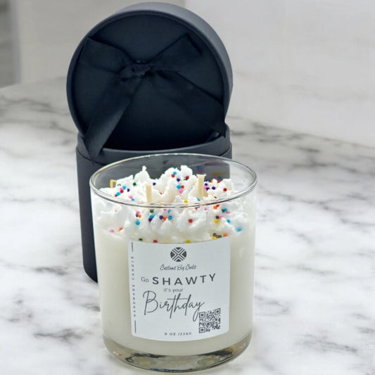 Birthday Cake Candle – Sweet Vanilla Cake Scent | Handcrafted Candle Gift | Custom By Coits