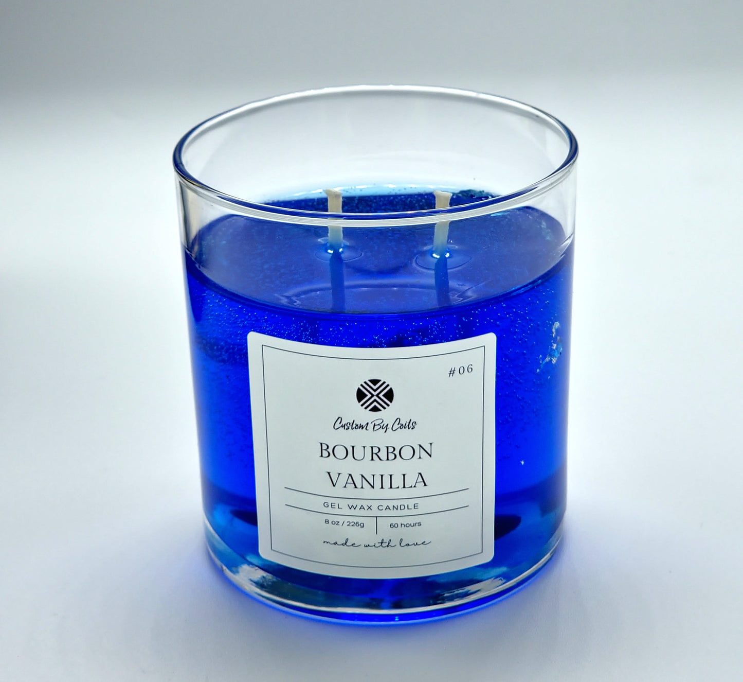 Bourbon Vanilla-Sapphire Inspired Gel Candle – Vanilla Bourbon Scent | Custom By Coits